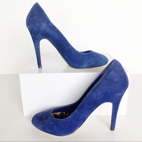 Aldo Shoes - Aldo Blue Suede Heels. 38.